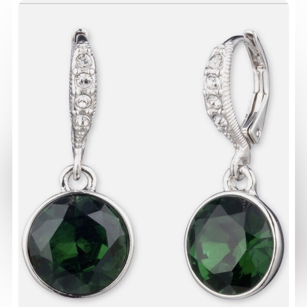 Givenchy silver tone earrings